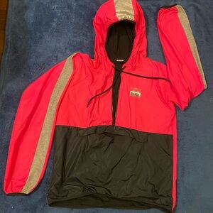 Pink & Black Hooded Windbreaker PINK Victorias Secret
